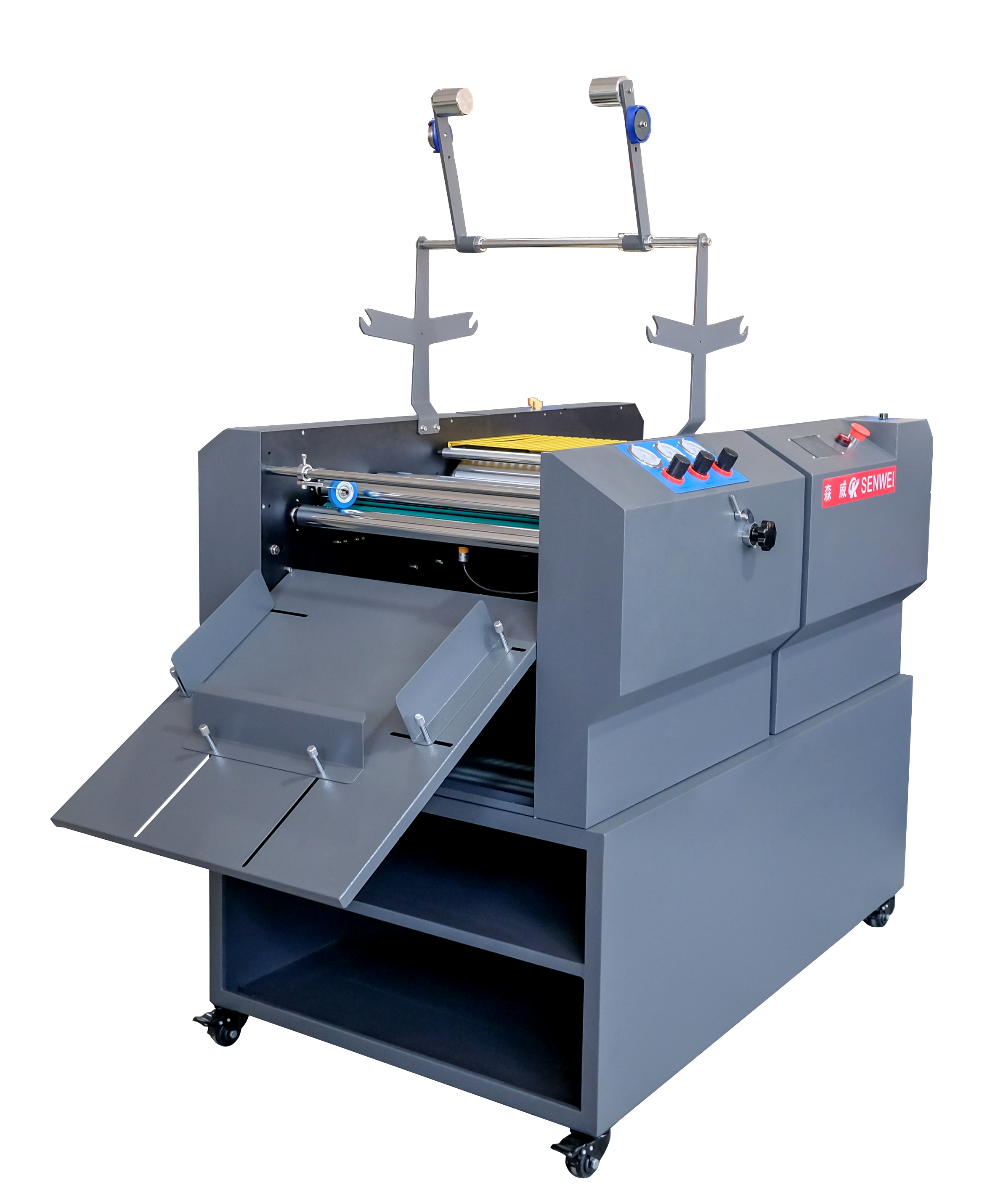 SMFM520GPro Digital Oil Heating Fully Automatic Suction Feed Laminating Machine(can add double sides)