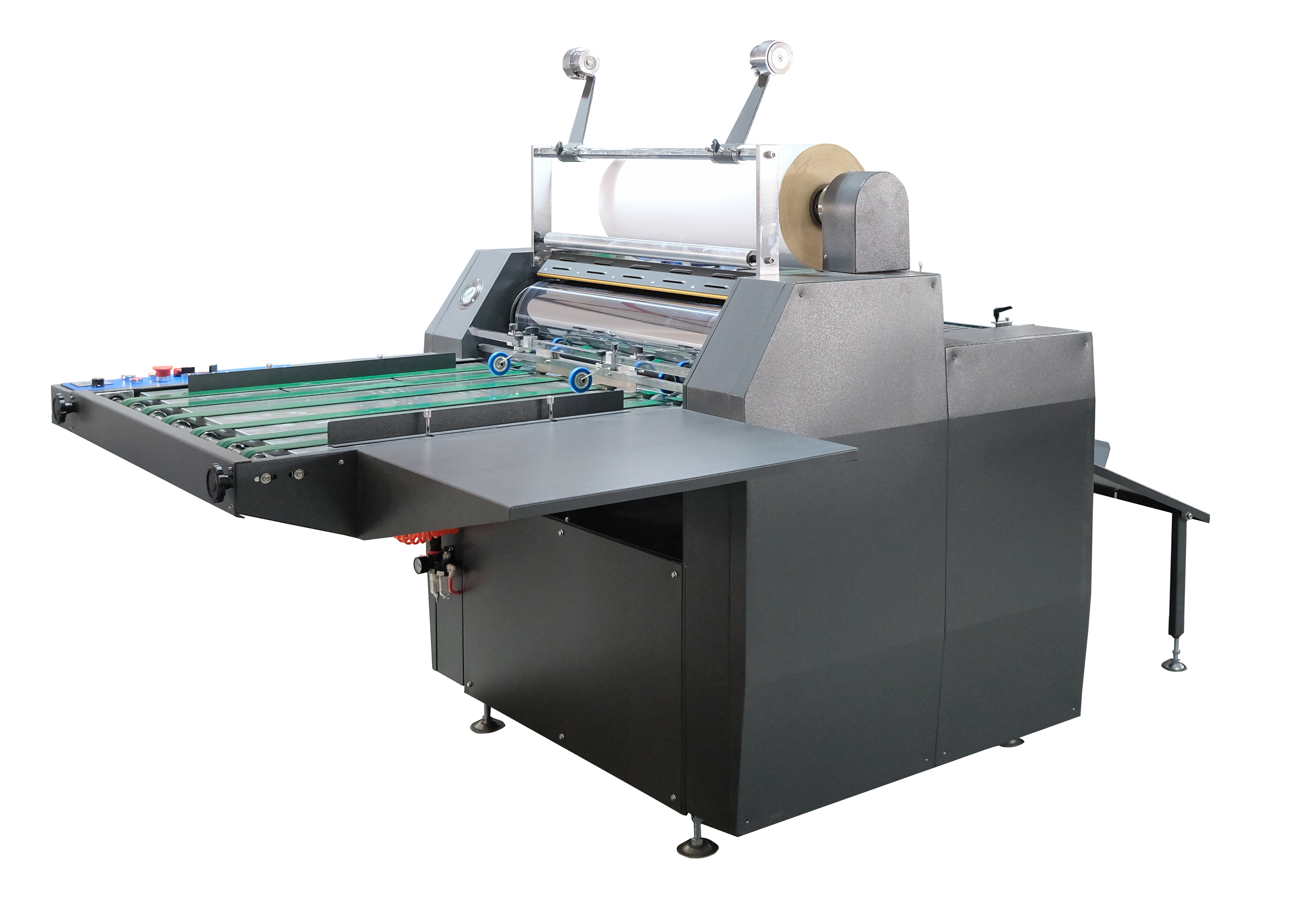  SWFM-750C Heavy duty semi-automatic laminating machine with overlap function